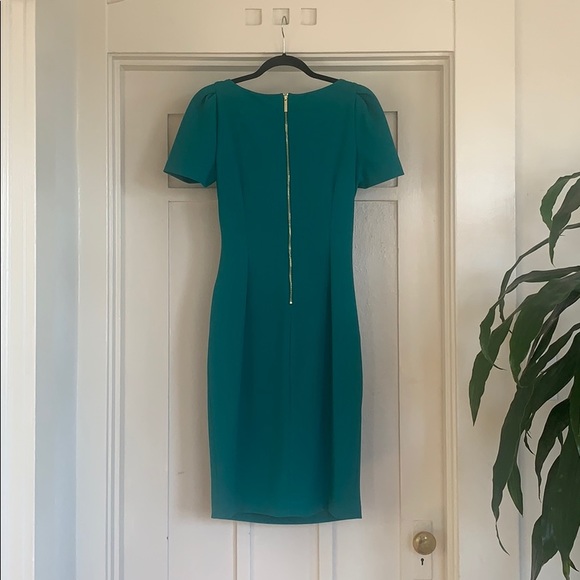 💚NWT Green Calvin Klein Dress - Picture 2 of 7